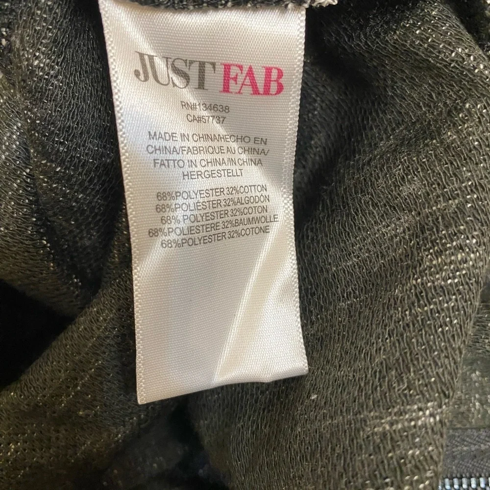 JustFab Charcoal Knit Top